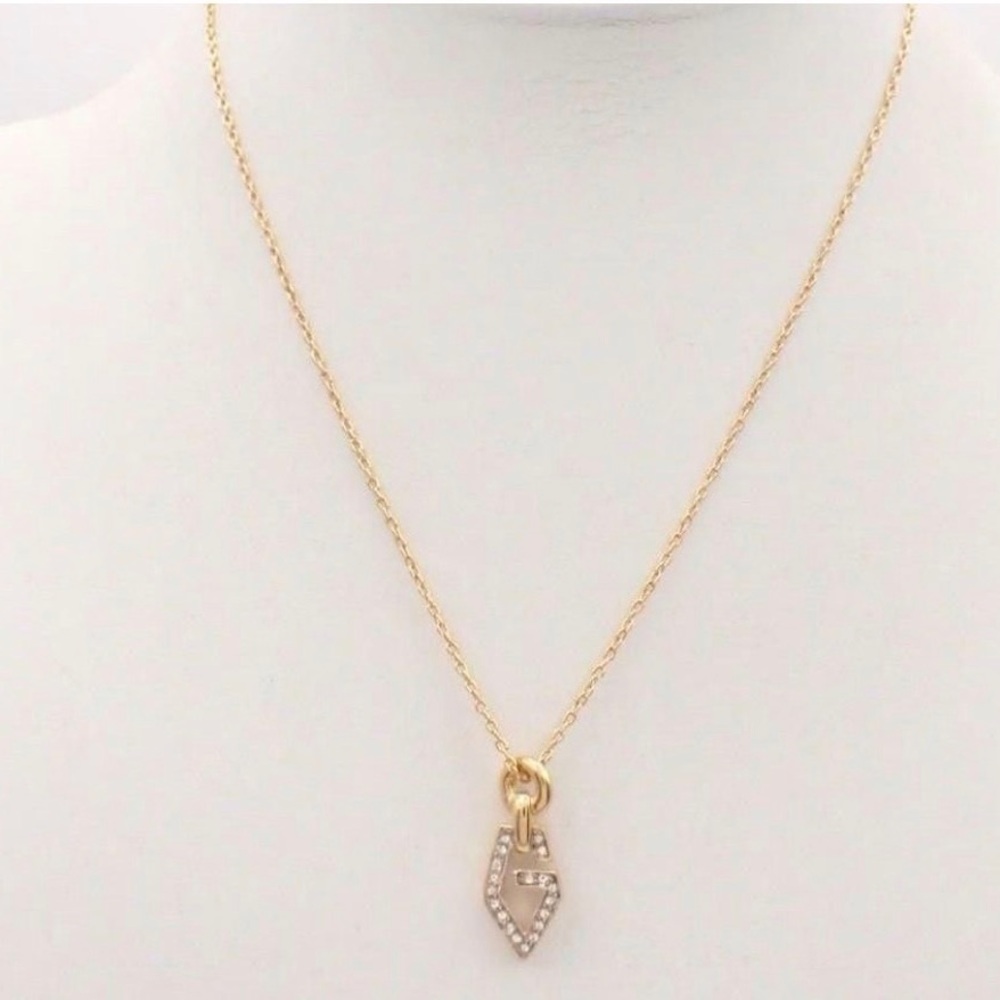 Authentic Givenchy G Necklace Designer Jewelry COA Quiet Luxury